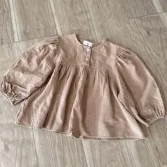 韓国服 ベビー服 ブラウス バルーン袖 アリエルパフブラウス