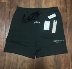 Fog Essentials ショートパンツ　ブラック黒ハーフパンツ反射フォント