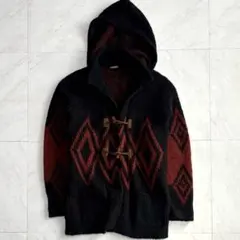 cigar トグルニットカーディガン ネイティブ柄 46 イタリア製