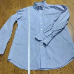 ✴UNIQLOライトブルー ボタンダウンシャツ Mサイズ