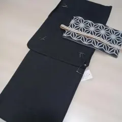新品 浴衣13点セット 半幅帯 帯留三分紐 帯揚げレース 下駄 着付け小物 