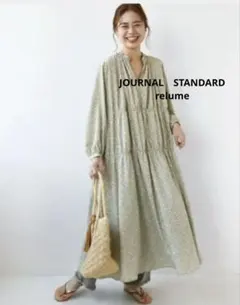 JOURNAL　STANDARDrelume ボタニカルプリントワンピース
