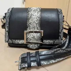 AZULbyMOUSSY ショルダーバッグ 斜め掛け バッグ パイソン柄