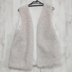 apres jour clair　プードルファーベスト　F