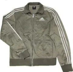 adidas オリーブグリーン ジップアップジャケット