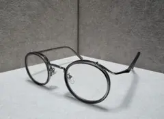 新品　レトロクラシック ラウンドメタルフレーム シルバー 眼鏡 伊達眼鏡　ロイド