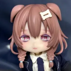 かすたむフェイス ︎︎⟡cream + レジンアイ ねんどろいどどーる かすたむフェイスパーツ 03（peach/cinnamon