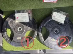 バーベルオールラバープレート 20kg ① パワーアーマー IROTECのサムネイル