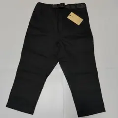 新品 クロップドパンツ 4/7 4分ノ7 SPANTS 黒 SS