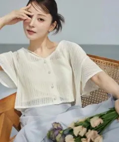 【美品】ミスティーウーマン　ラッセルレースアンサンブル