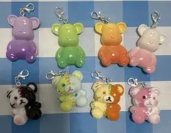 ハンドメイドチャーム　くま8点セット
