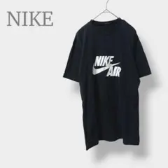 【NIKE AIR ナイキ】ロゴ Tシャツ メンズS ブラック 半袖 ビッグ