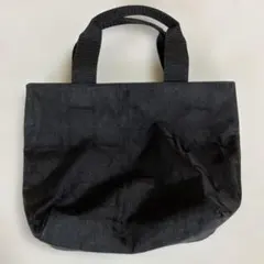 【美品】HANAE MORI ハナエモリ ミニトートバッグ 黒 モノグラム 総柄のサムネイル