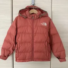 THE NORTH FACE キッズダウンコート 110 サーモンオレンジ
