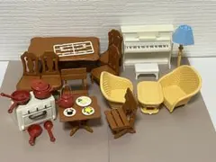 ミニチュア　ナチュラルファミリー　まとめ売り　シルバニアサイズ