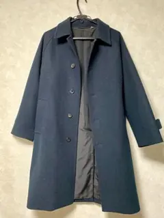 コージーメルトンバルマカーンコート gu メンズs ネイビー