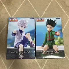 ハンターハンター　ぬーどるストッパーフィギュア　ゴン＆キルア
