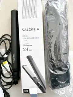 【美品】SALONIA ヘアアイロン SL-004S 24mm