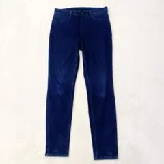 ユニクロ　ウルトラストレッチデニムレギンスパンツ　スキニー　ダークブルー　L