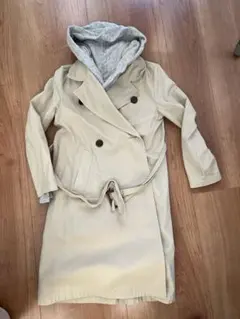 ナノユニバース　トレンチコート、パーカー付（付属）