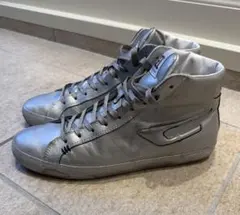 ディーゼル スニーカー メンズ ハイカット シューズ シルバー DIESEL