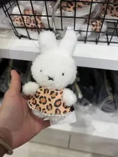 Miia x miffy レオパードバッグチャーム ピンク - メルカリ