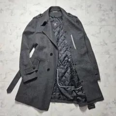 【美品】タカキュー ムーン トレンチコートキルティング ライナー LL