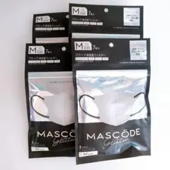MASCODE Glitter マスコード グリッターマスク M 7枚入 4袋のサムネイル