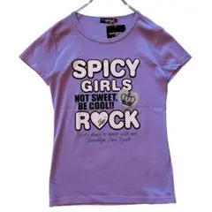 訳アリ　新品未使用　ブルー クロス スパイシー ラベル （160） Tシャツ