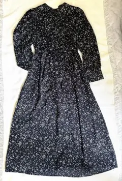 URBAN RESEARCH ROSSO 花柄ロングワンピース 前開き風