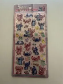 正規品 スティッチ&エンジェル ボンボンドロップシール