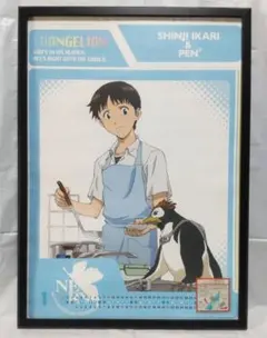 エヴァンゲリオン　エヴァ　カレンダー　ポスター　1月　碇シンジ　ペンペン