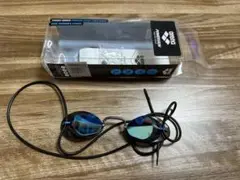 アリーナレースゴーグル　ブルーミラー　海外モデル