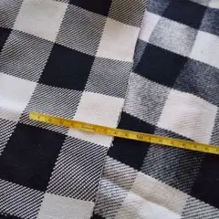 ハンドメイド用 ブロックチェック生地