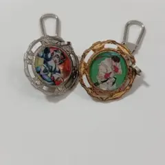 当時物　キャラコバッジ　CAPCOM ロックマン ストリートファイターⅡ