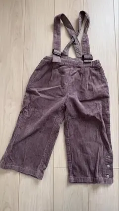 branshes コーデュロイサロペット 110cm サスペンダー付きパンツ
