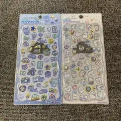 ジュエルプチドロップ　ボンボンドロップシールアクアブルー＆ミルクホワイトシール