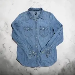 デニムシャツ　ブルーのサムネイル