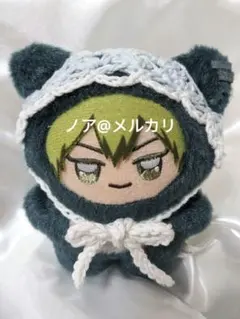 【タイムセール！】ちみけもますこっと専用 バブーシュカ (水色×白)