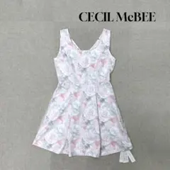 ★新品★ CECIL McBEE ノースリーブ　ワンピース　花柄　Mサイズ