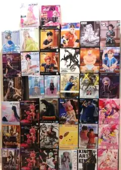 プライズ　フィギュア　38点　＋　雑貨セット　ブルアカ　ワンピ　新品未開封　鬼滅