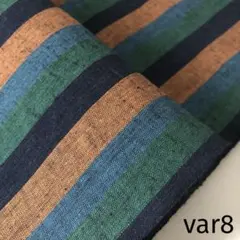var8 遠州木綿 遠州綿紬 反物 はぎれ 生地 布地 ハンドメイド 遠州織物