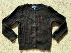 Polo Ralph Lauren ブラックカーディガン　ガールズ4