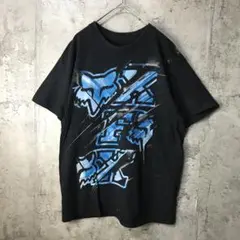 B1338古着　Tシャツ 黒　90s Y2K