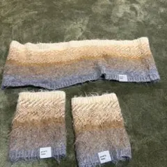 ネックウォーマー 犬用＋人用セット ペット お揃い 防寒 パグ使用