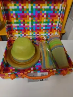 【新品未使用】カラフル食器セット