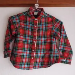 Right-on　ネルシャツ　110　BACK NUMBER KIDS