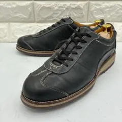 【美品】REGAL リーガル レザースニーカー W395 レースアップ ブラック