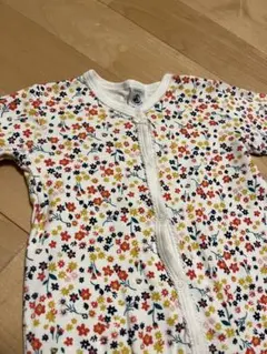 花柄 ベビーロンパース 長袖　サイズ70