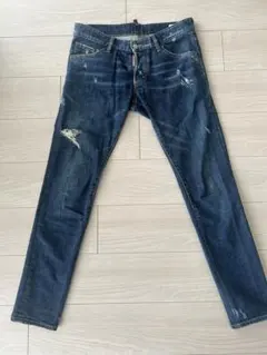 DSQUARED2 スキニーデニム ダークブルー